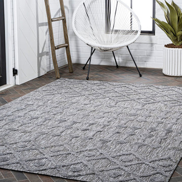 Peralta Moroccan Diamond Indoor/outdoor Area Rug